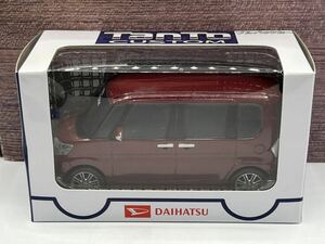 即決有★プルバックカー ダイハツ DAIHATSU タント カスタム CUSTOM LA600S ファイアークォーツレッド Tanto 赤 レッド★ミニカー