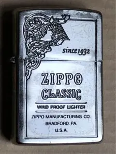 zippo◎人気の女神エッチング柄　1992年製　良い味わいが出ています