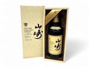 1T2★ウイスキー750ml/WHISKY★【良品】サントリー 山崎 12年 ピュアモルト SUNTORY YAMAZAKI japanese whiskey