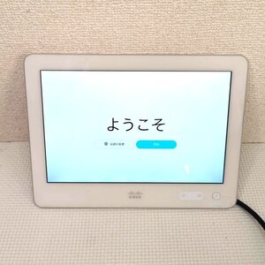 通電・起動確認済 初期化済 PoE接続 ★ CISCO TelePresence Touch 10 TTC5-09 スタンドとボディの一部破損 #2215-K