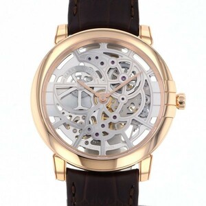 ハリー・ウィンストン HARRY WINSTON ミッドナイト スケルトン MIDAHM42RR001 シルバー文字盤 新品 腕時計 メンズ