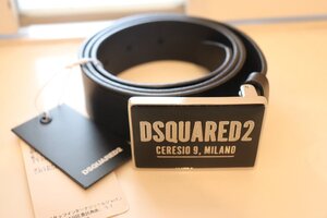 DSQUARED2 ディースクエアード2 新品メンズレザーベルト 85 伊製 ￥64900