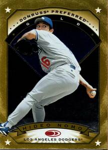 野茂 英雄 1997 Donruss Preferred #28 Hideo Nomo