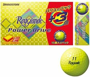 WOSSウォズ レイグランデ ゴルフボール REYGRANDE POWER DRIVE15ヶ ユニセックス RPY15A 黄色 フ