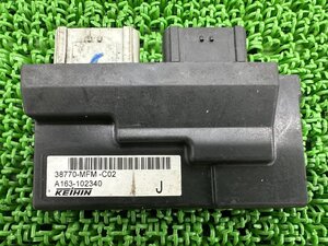 CB400SF ECU ホンダ 純正 中古 バイク 部品 NC42 ECM PGM-FIユニット 機能的問題なし 品薄 車検 Genuine