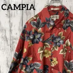 CAMPIA ヴィンテージ アロハシャツ ハワイアンシャツ 半袖シャツ 2XL