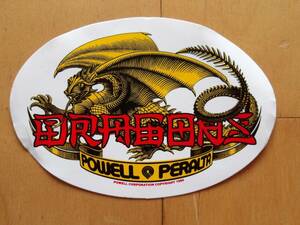 即決 OLD SKATE STICKER POWELL PERALTA DRAGON パウエル ペラルタ ステッカー