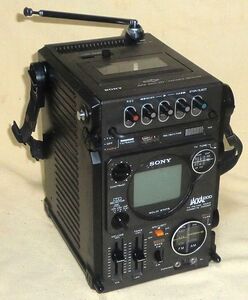 ソニーのラテカセ「ＦＸ－３００」純正バンド付き,動作美品！