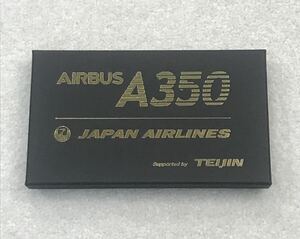 JAL エアバス A350 カーボン ネームタグ 日本航空　AIRBUS　就航記念　非売品　タグ　カーボンタグ　TEIJIN