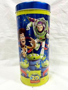 TOY STORY/トイストーリー20周年記念電池缶☆お菓子容器☆disney pixar ディズニーピクサー ウッディ バズ リトルグリーンメン ジェシー