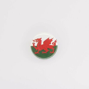 Button badge 25mm National Flag of Wales 缶バッジ 国旗柄 Vespa Lambretta ベスパ ランブレッタ 50S 100 et3 GTR RALLY PX200E 160GS