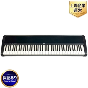 【引取限定】 KORG B1 電子ピアノ 2017年製 ペダル付き DIGITAL PIANO ブラック コルグ 中古 直 T9162888