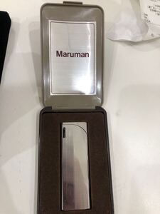 Maruman ガスライター ライター 喫煙具　シルバー　銀　 喫煙グッズ　マルマン　美品