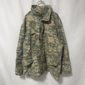 Y-39 古着 BDU デジタルカモ コンバット フィールド ジャケット 迷彩 カモフラ ミリタリー 米軍 メンズ ARMY