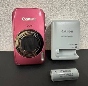 Canon IXY 50 S PC1561 6.3-63mm 1:3.4-5.6 コンパクトデジタルカメラ ピンク 通電確認済み★3313管理番号