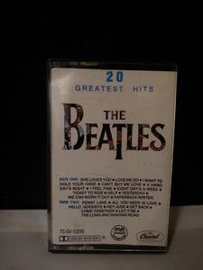 C9366　カセットテープ　The Beatles 20 Greatest Hits　TC-SV-12245　Philippines　フィリピン版