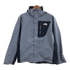 THE NORTH FACE ノースフェイス HYVENT ナイロン マウンテンパーカー アウター アウトドア キャンプ ブルー (メンズ L) P8978