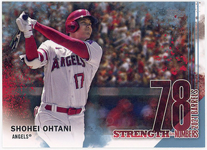 DODGERS▲大谷翔平SHOHEI OHTANI/2023 TOPPS JAPAN EDITION STRENGTH IN NUMBERS!!