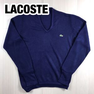 IZOD LACOSTE アイゾッドラコステ アクリルセーター ネイビー ビッグシルエット