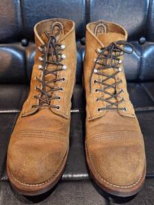 REDWING レッドウィング 8113 IRON RANGE BOOTS (アイアンレンジブーツ) Hawthorne Muleskinner オイルラフアウト US10D