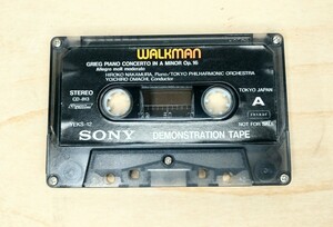 SONY WALKMAN DEMONSTRATION TAPE ウォークマン デモンストレーションテープ 非売品 デモ・カセットテープ YEKS-12