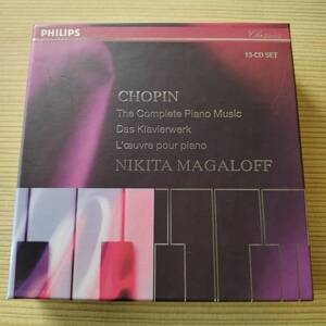 13CD-BOX PHILIPS ニキタ・マガロフ/Nikita Magaloff - ショパン：ピアノ独奏曲全集　12XB000025W1F