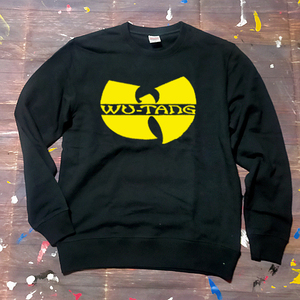 送料無料送料無料【WU-TANG CLAN】ウータン・クラン / HIP HOP / ブラック★長袖トレーナー ★選べる3サイズ/M L XL / 8.4オンス