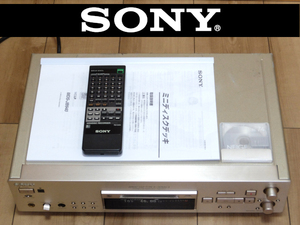 ★09 完動品 SONY MDS-JB940 MDLP対応 TYPE-R搭載 漢字表示 SONY製MDリモコン/取説/新品MD付 ★