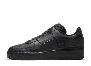 NIKE AIR FORCE 1 TYPE BLACK ROYAL 24.5cm AT7859-001