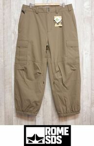 【新品:SALE】24 ROME SDS BAGGY CARGO PANTS - XLサイズ - LIGHT BROWN 正規品 スノーボード ウェア パンツ