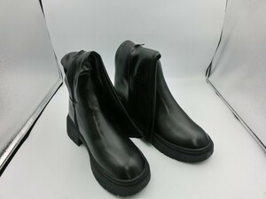 K【11-75】【60サイズ】▲ロングブーツ/カラー：ブラック/サイズ：24.5cm/レディースファッション/※傷・汚れ有