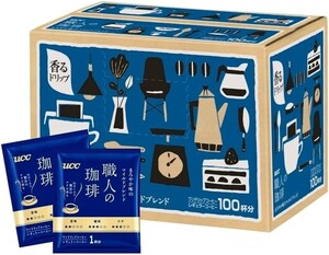 送料無料 UCC 職人の珈琲 ドリップコーヒー まろやか味のマイルドブレンド 100杯