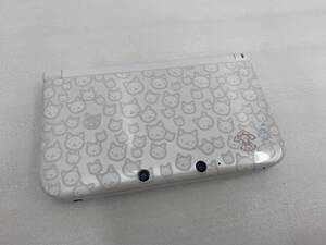 27/238☆NINTENDO　3DS LL　SPR-001　モンスターハンター　アイルーホワイト　本体のみ　初期化済み　写真追加あり☆C1