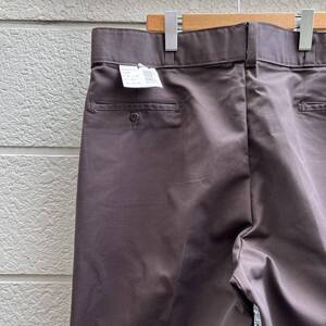 90s USA製 ディッキーズ チノパン ブラウン ワークパンツ Dickies アメリカ製 古着 vintage ヴィンテージ デッドストック NOS DEAD STOCK