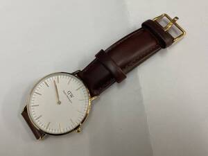 ♪♪6026 Daniel Wellington ダニエルウェリントン B36R13 腕時計 クオーツ　不動♪♪