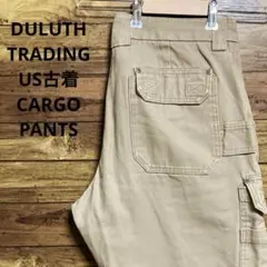 US古着　DULUTH TRADING ダック カーゴパンツw37 0314k1