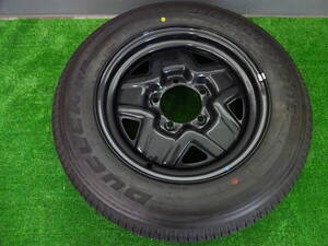 納車外し JB64W ジムニー純正 スペアタイヤ 175/80R16 16インチ 5.5j +22 139.7 5H 1本 23年製造 BS ブリジストン DUELER スペアータイヤ