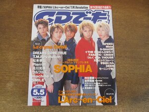 2312mn●CDでーた 1999.5.5●表紙：SOPHIA/松岡充/ドリームズ・カム・トゥルー/松本孝弘/及川光博/ラルクアンシエル/ウルフルズ/Misia