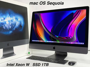 美品 ◆ iMac Pro / AMD Radeon Pro Vega 56 Intel Xeon W 8コア / メモリ32GB / SSD1TB / Windows11Pro