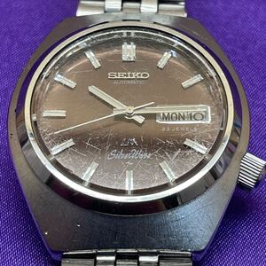 希少品 SEIKO LM 自動巻 23石 Jewelry 5216-8040 シルバーウェーブ Silver WAVE メンズ 腕時計 watch ロードマチック セイコー 精工 R51794