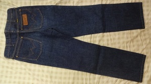 ★　Wrangler ラングラー M1758-29 11MWZ 15oz ストレート 濃色　美品　廃盤　検13MWZ W32