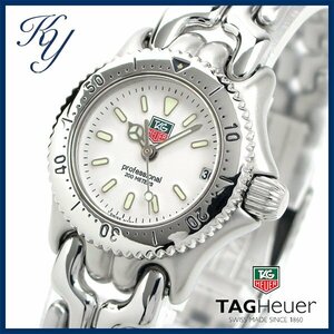 1円～ 3ヶ月保証付き 磨き済み 美品 本物 アンティーク TAGHEUER タグホイヤー Sel セル S99 ホワイト レディース 時計