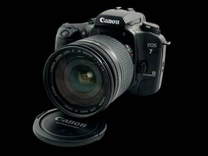 6E5★シャッターOK★Canon/キャノン EOS7 ZOOM LENS EF 28-200mm 1：3.5-5.6 USM 一眼レフカメラ single lens reflex film camera