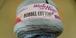 毛糸 Woolly Hugs ウーリーハグズ BOBBEL COTTON ボッベルコットン ＃３９ シュール　スカーフ　ストール