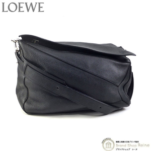 ロエベ （LOEWE） パズルバッグ エクストラ ラージ ショルダー バッグ 322.41 ブラック メンズ （中古）