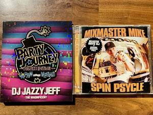 HIP HOP MixCD DJ JAZZY JEFF MIXMASTER MIKE 2枚セット ユーズド !!