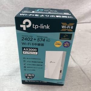 TP-Link Wi-Fi 無線LAN 中継器 Wi-Fi6 対応 2402 + 574Mbps 11ax/ac APモード HE160 ブリッジモードギガ有線LANポート RE700X/A