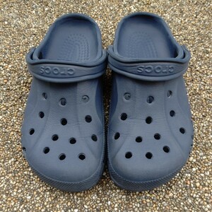 crocs/クロックス サンダル 紺色 ネイビー M8/W10 26㎝