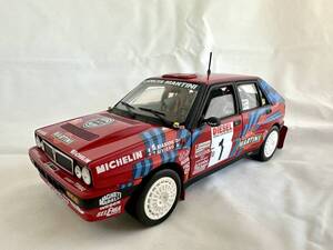 1/18 モデルカー・ダイキャストミニカー・Sun Star社製　LANCIA DELTA HF ランチャ・デルタ・インテグラーレ　美品1円スタート！