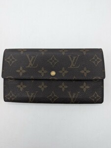 1円スタート ルイヴィトン LOUIS VUITTON 長財布 M61724 ポシェットポルトモネクレディ キャンバス モノグラム 財布